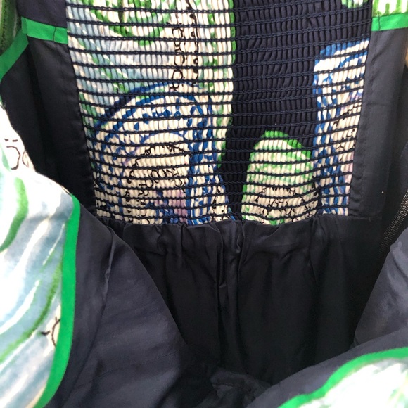 Moulinette Soeurs Navy and Green Garment - Picture 3 of 4